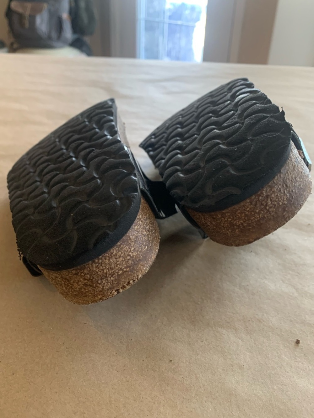 Birkenstock Gizeh  Birko Flor Patent Black with Sparkles Size 37 - Picture 7 of 8